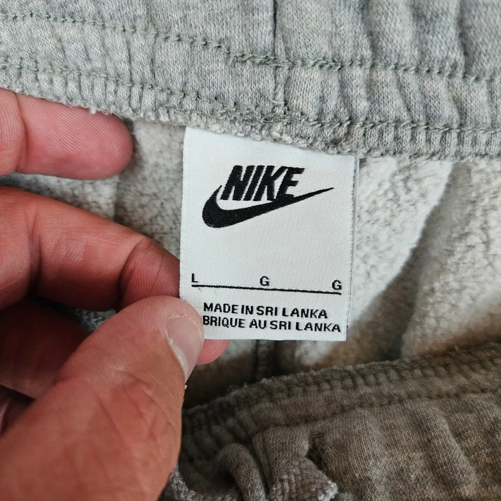 Nike Mens Large Sportswear Club Fleece Jogger Pants Grey BV2671-063
